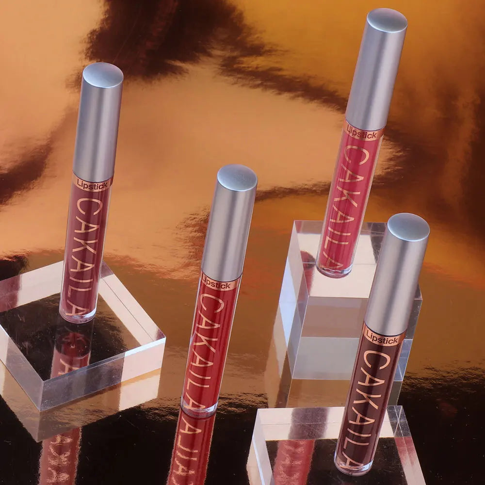 Batom Líquido Matte 18 Cores – Gloss Labial Waterproof, Conforto e Cor Intensa