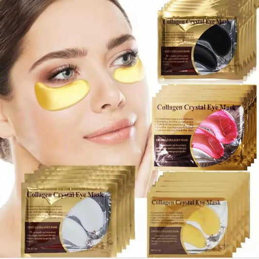 Gold & Collagen Under-Eye Masks – 10 Pairs