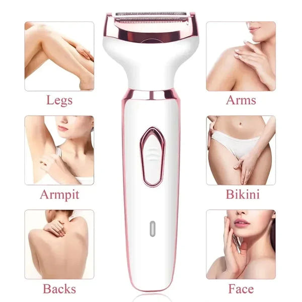 Painless 4-in-1 Trimmer – Bikini, Eyebrow & Nose