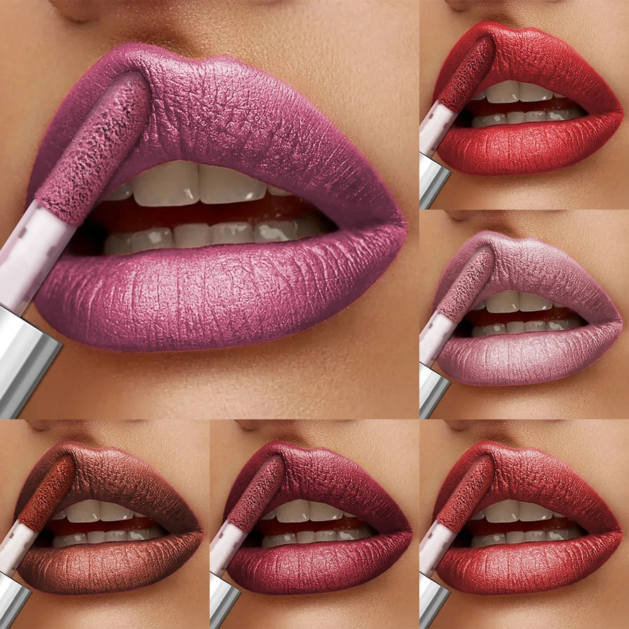 20 Cores de Glitter Lip Glaze