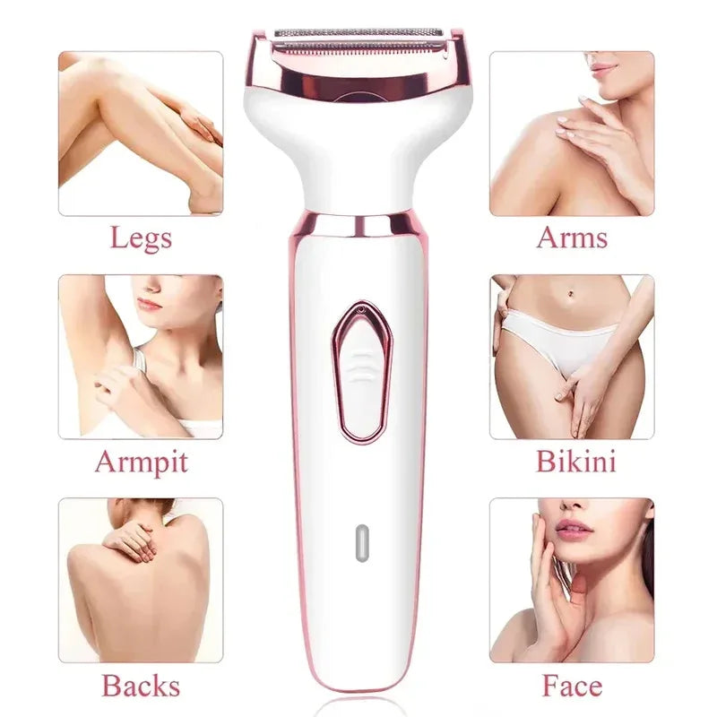 Painless 4-in-1 Trimmer – Bikini, Eyebrow & Nose