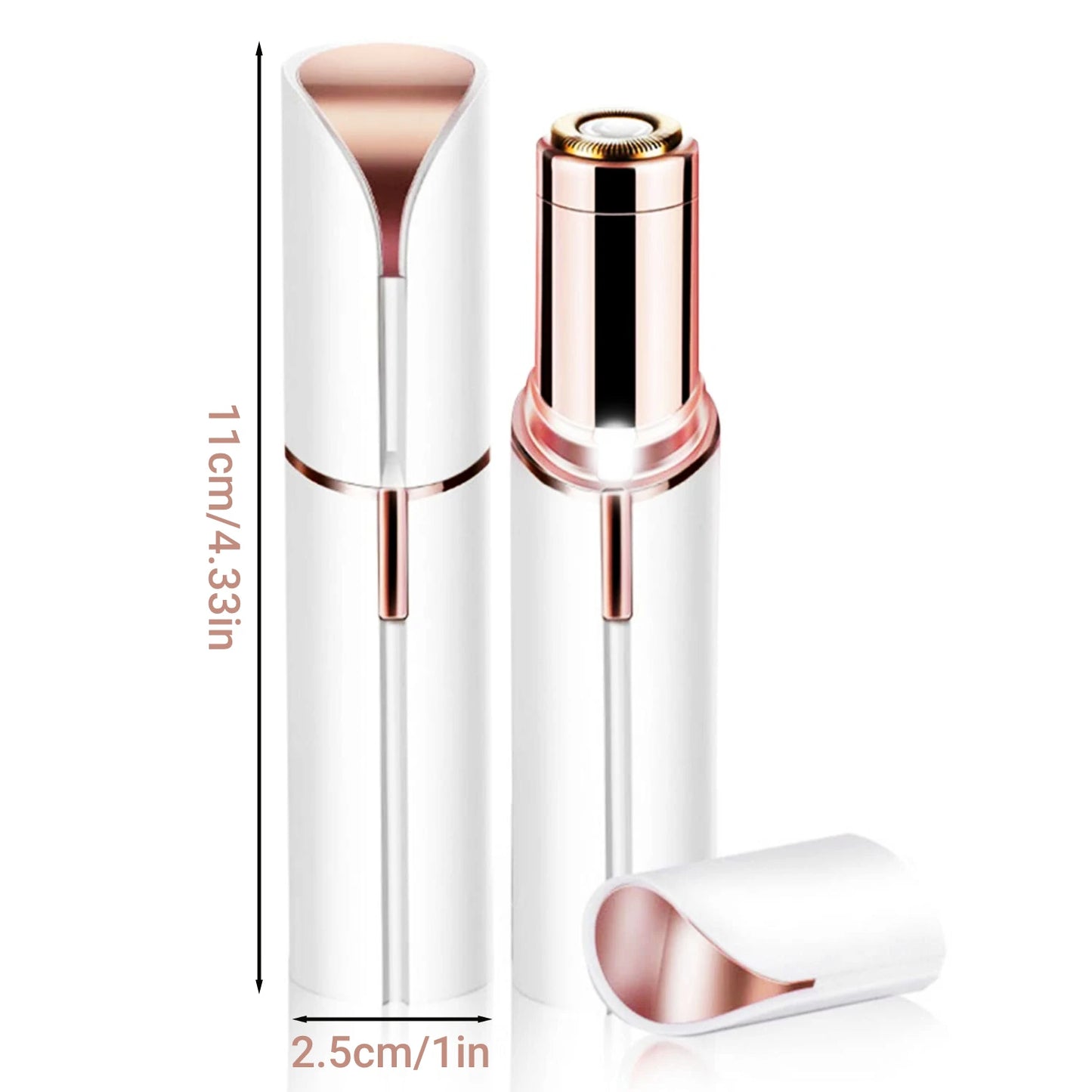 Depilador Facial Feminino Portátil – Design Discreto e Remoção Suave